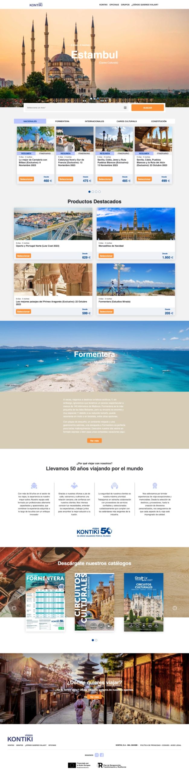 Kontiki Viajes - Proyecto página web IT2b